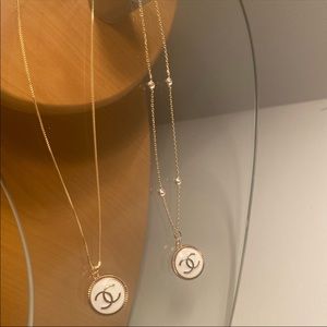 Authentic Chanel button necklace